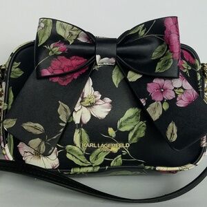 KARL LAGERFELD Paris Floral Crossbody Bag NWT